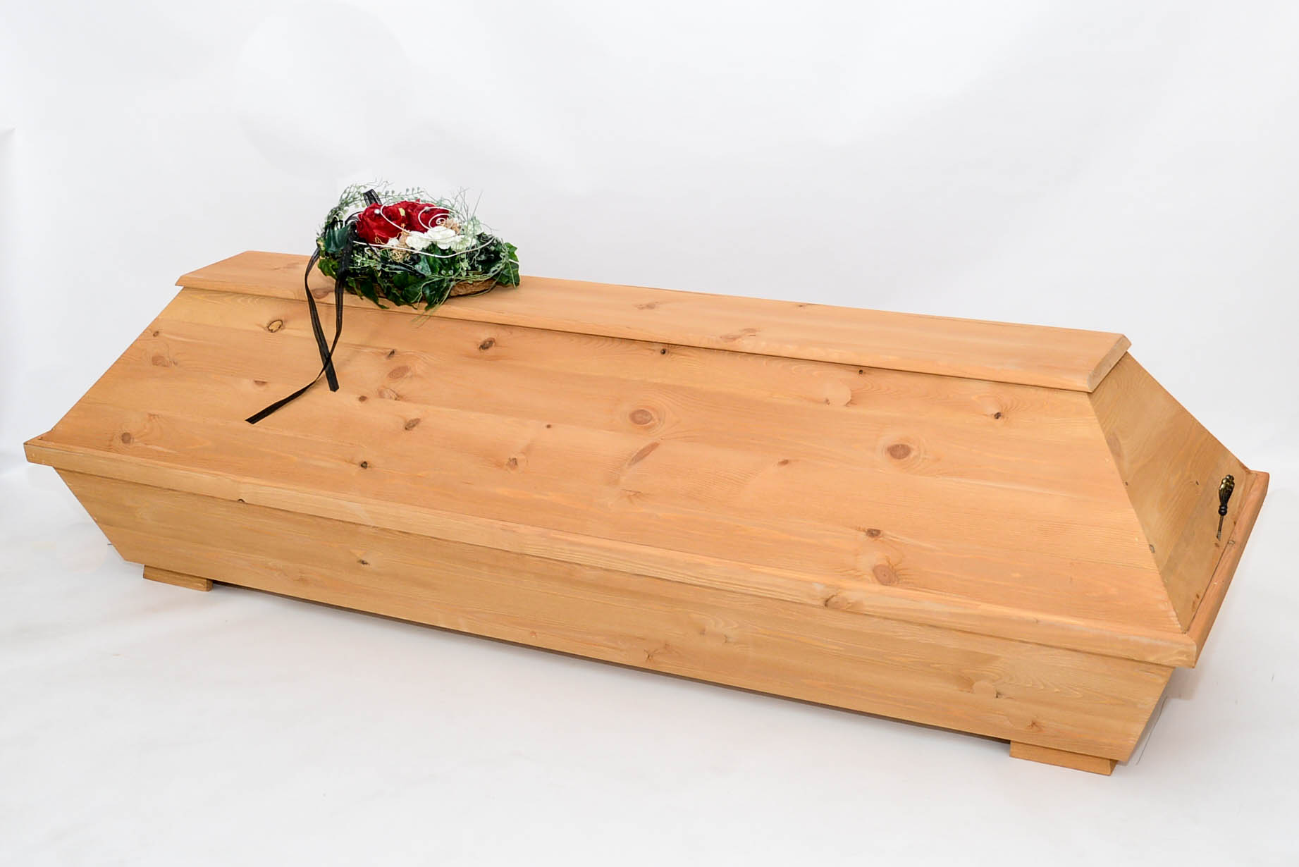 Pappel massiv gebeizt mit Lilie